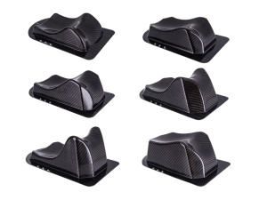 Carbon fiber head rests